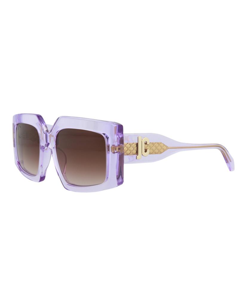 Just Cavalli Square-Frame Acetate Sunglasses