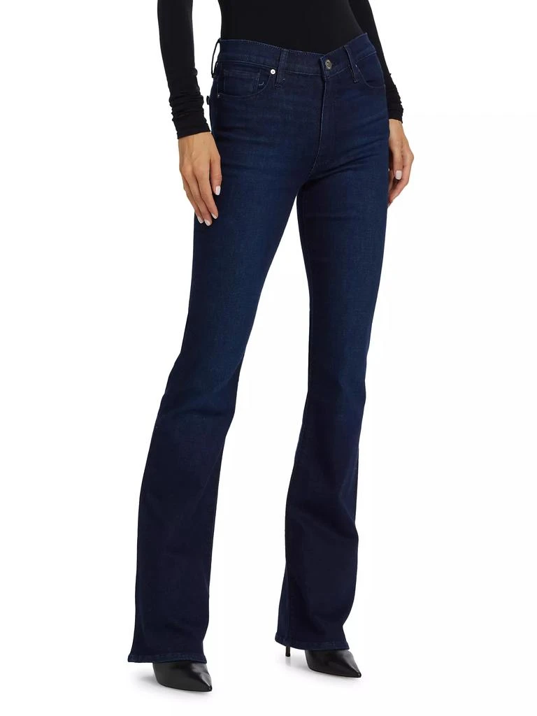 Hudson Barbara Mid-Rise Stretch Flare Jeans 4