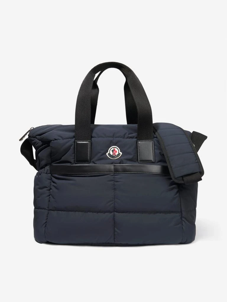 Moncler Moncler Enfant Baby Quilted Tote Changing Bag in Navy 1
