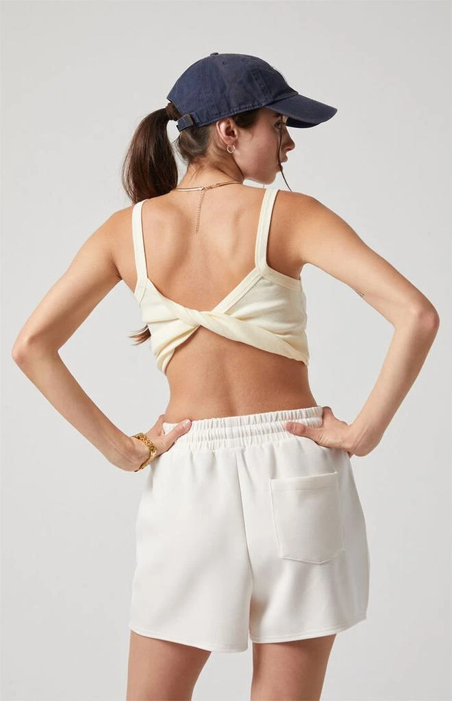 PAC 1980 Active Ivory Sweat Shorts 5
