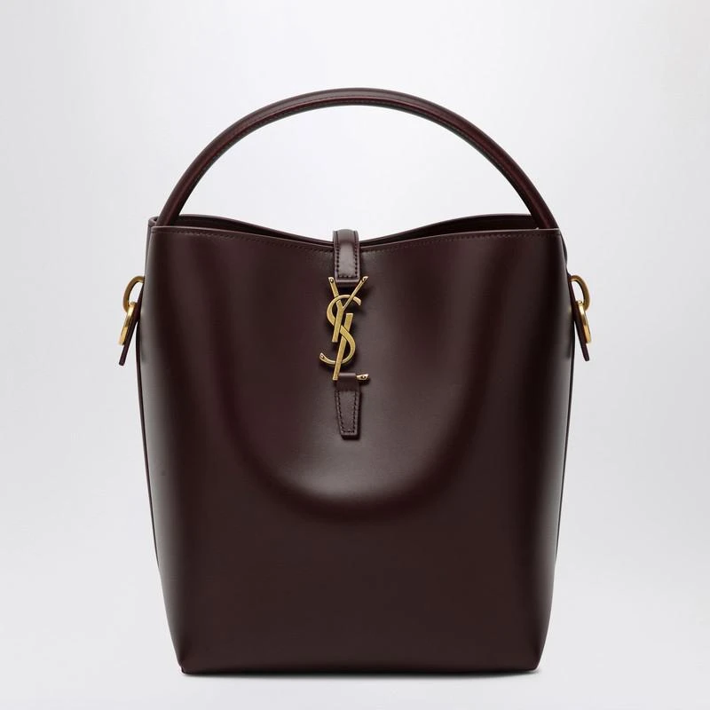 Yves Saint Laurent Saint Laurent Le 37 Rouge Cabernet Bucket Bag 1