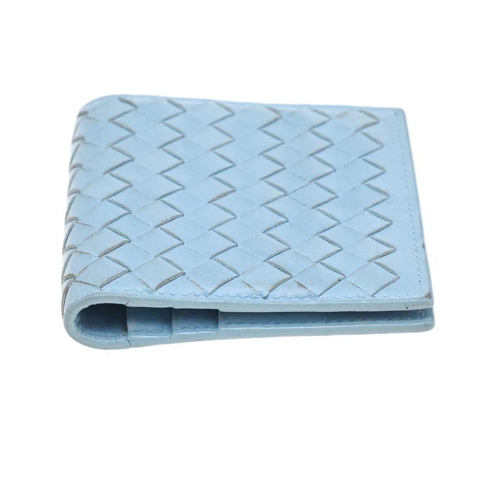 Bottega Veneta Bottega Veneta Light Blue Intrecciato Leather Wallet 7