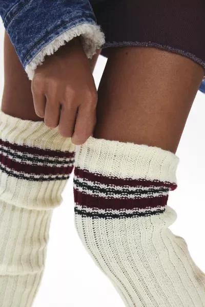 Urban Outfitters Athletic Striped Ribbed Knit Legwarmer 2
