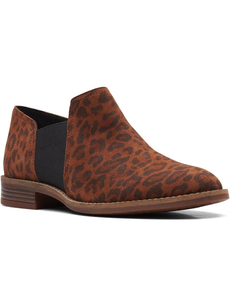 Clarks Camzin Step Womens Leather Ankle Boots