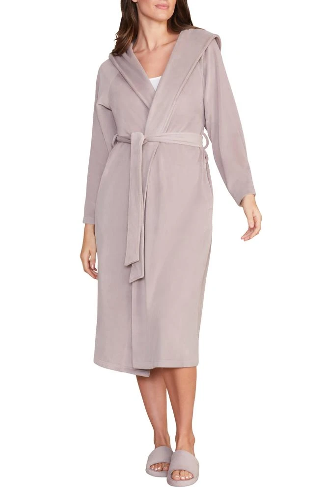 Barefoot Dreams LuxeChic<sup>®</sup> Hooded Velour Robe 1