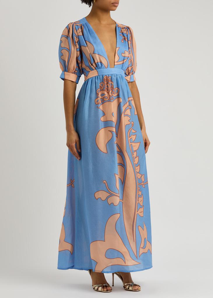 Hannah Artwear Surya printed silk maxi dress