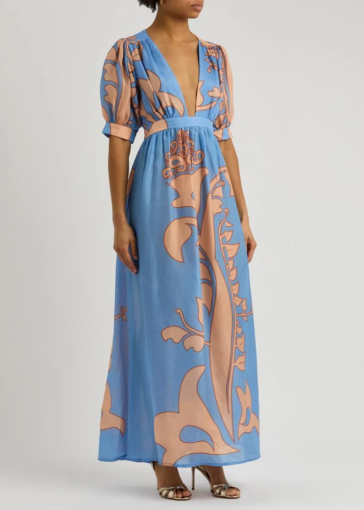 Hannah Artwear Surya printed silk maxi dress 2
