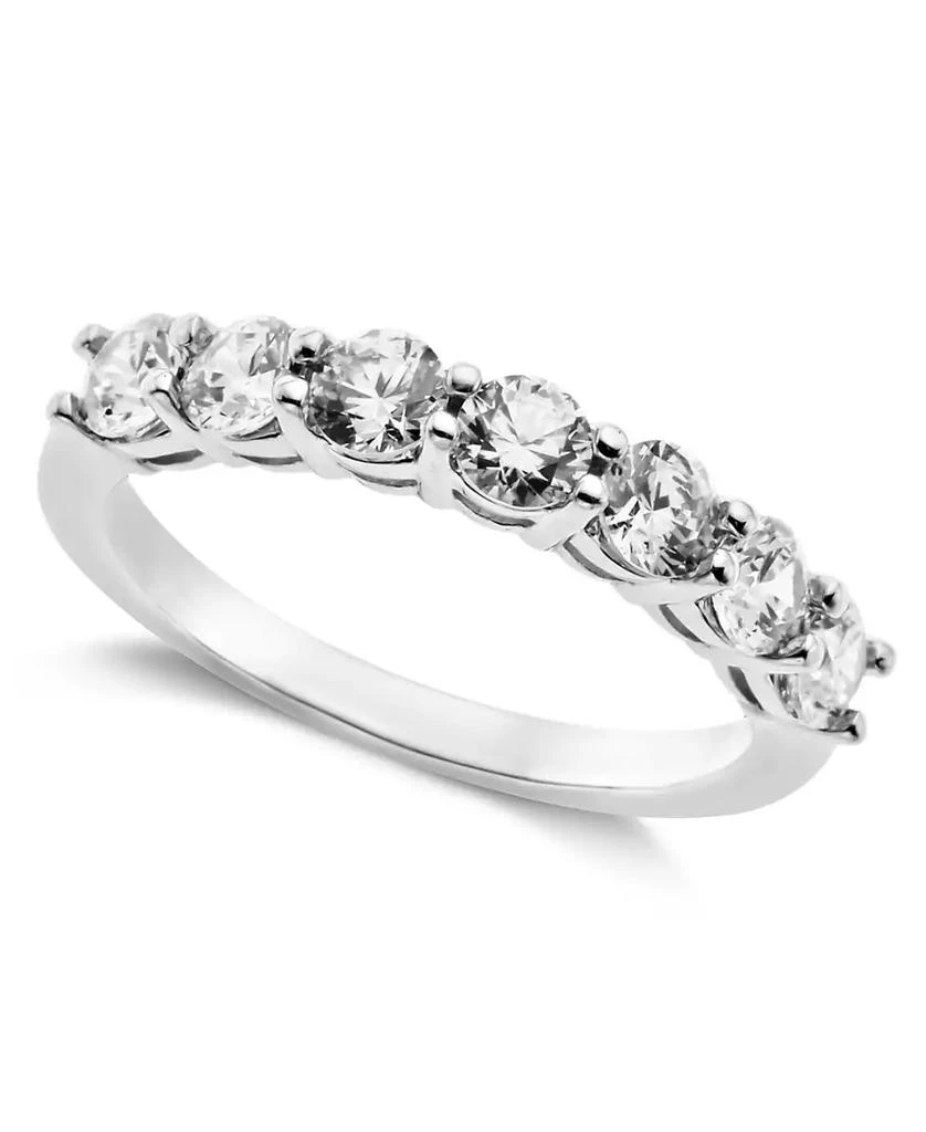Arabella Sterling Silver Ring, Cubic Zirconia 7-Stone Ring (2-1/6 ct. t.w.) 1