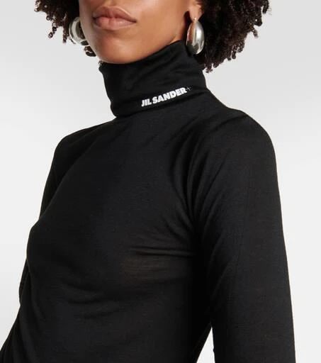Jil Sander Logo turtleneck sweater - Knitwear - BeyondStyle