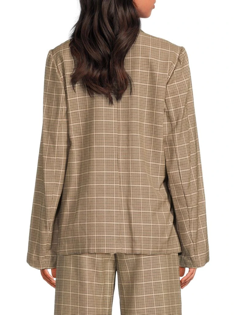 Dries Van Noten Houndstooth Open Blazer 2