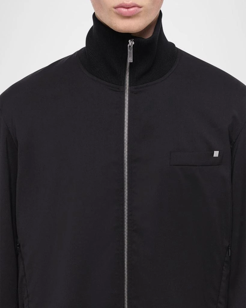 Helmut Lang Men's Wool Full-Zip Bomber Jacket 6