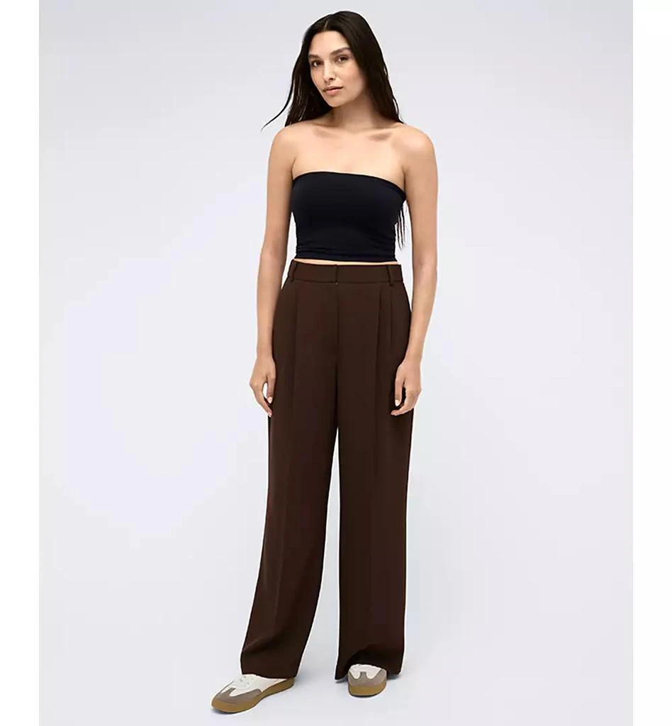 Kenneth Cole Women's Pleated High-Rise Wide-Leg Pants 5