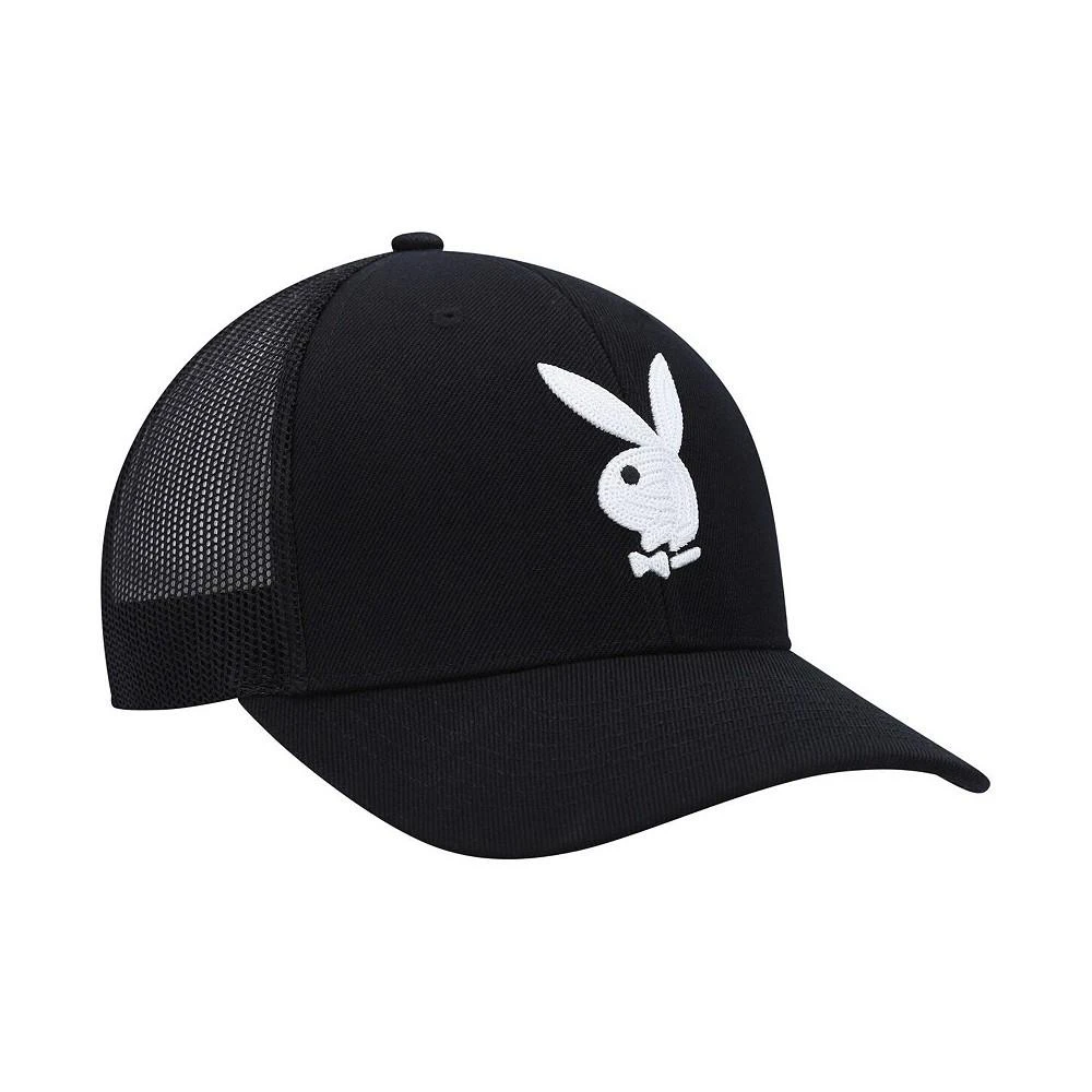 Playboy Men's Black Trucker Snapback Hat 3