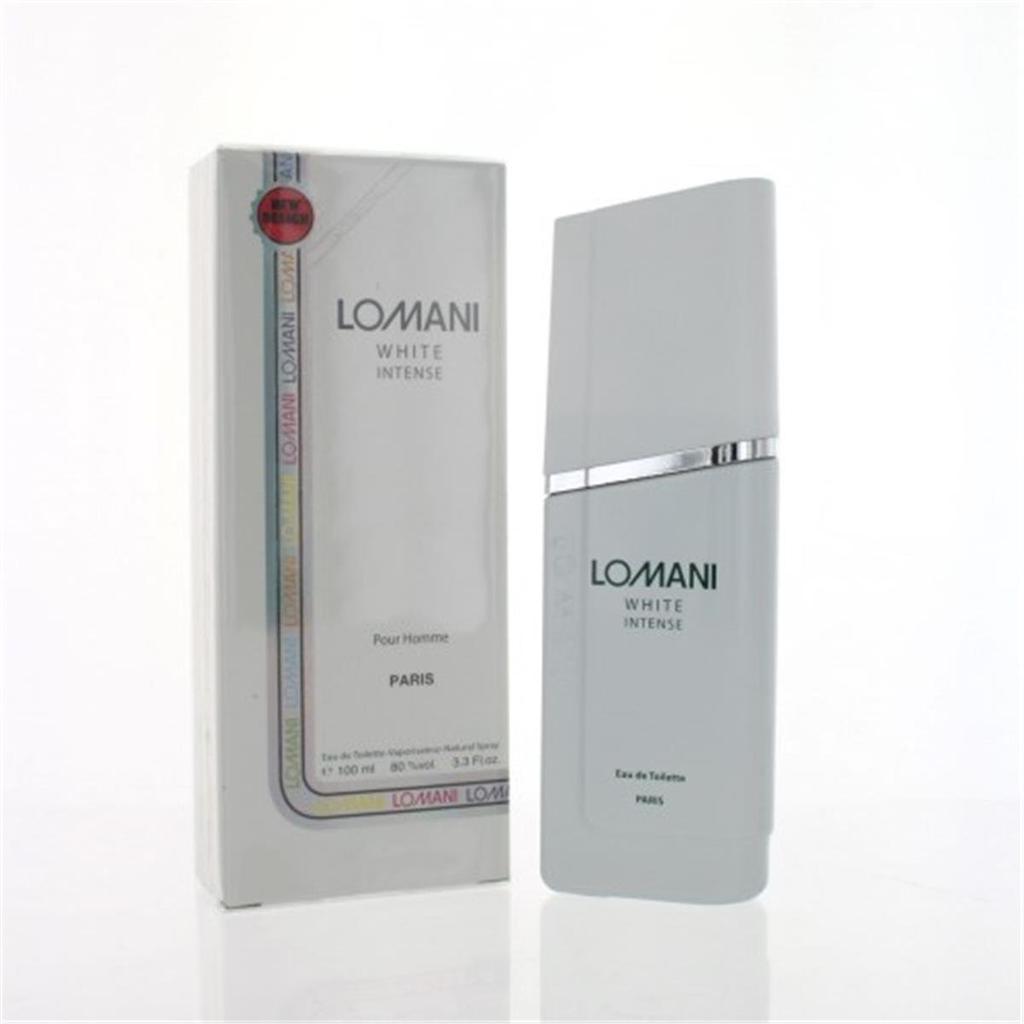 LOMANI 3.3 oz White Intense Eau De Toilette Spray for Men