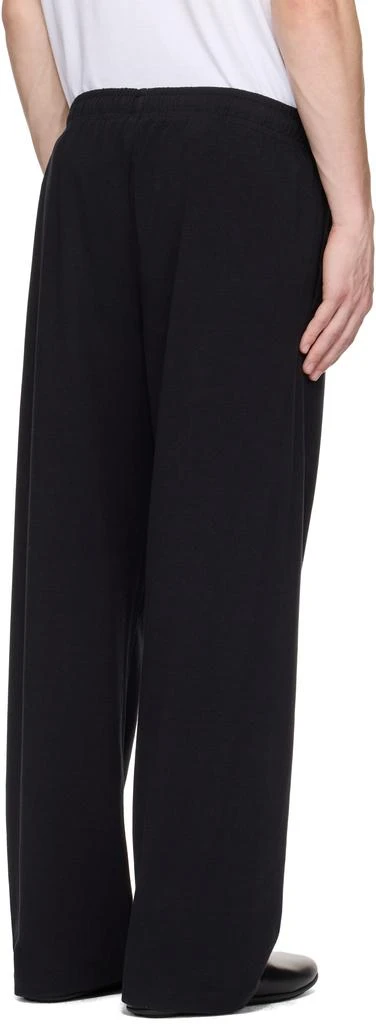 SKIMS Black Jersey Lounge Relaxed Straight Leg Sweatpants 3