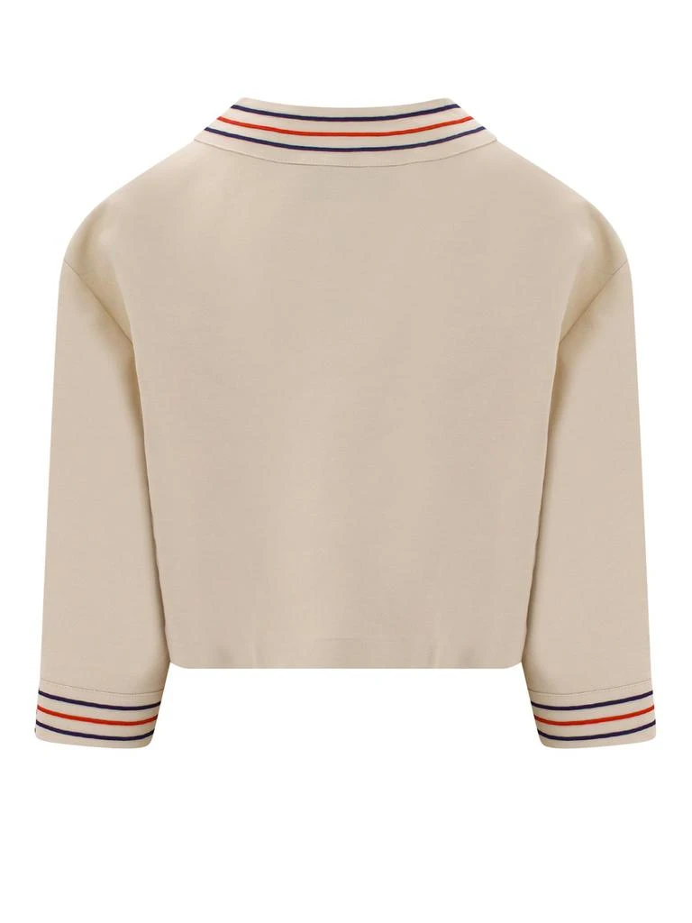 Gucci Gucci Anchor Embroidered Patch Detail Gauze Shirt 2