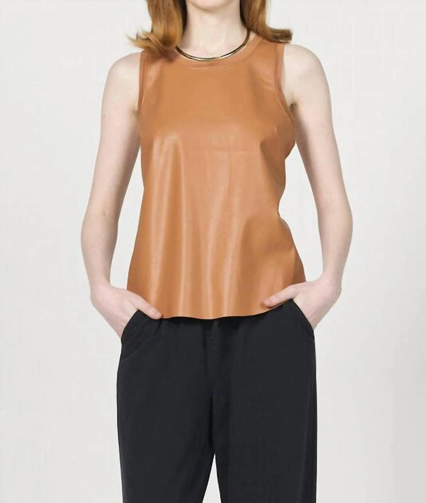 Another Love Another Love - Carmela Vegan Leather Tank