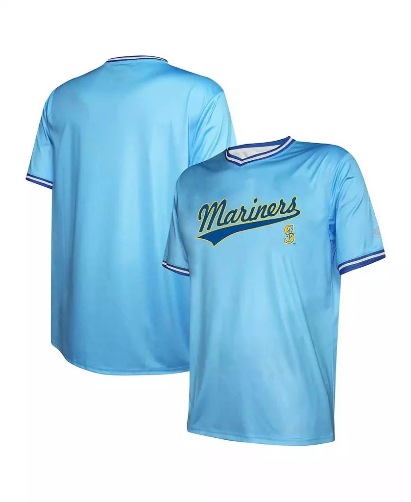 Stitches Men's Light Blue Seattle Mariners Cooperstown Collection Team Jersey 1
