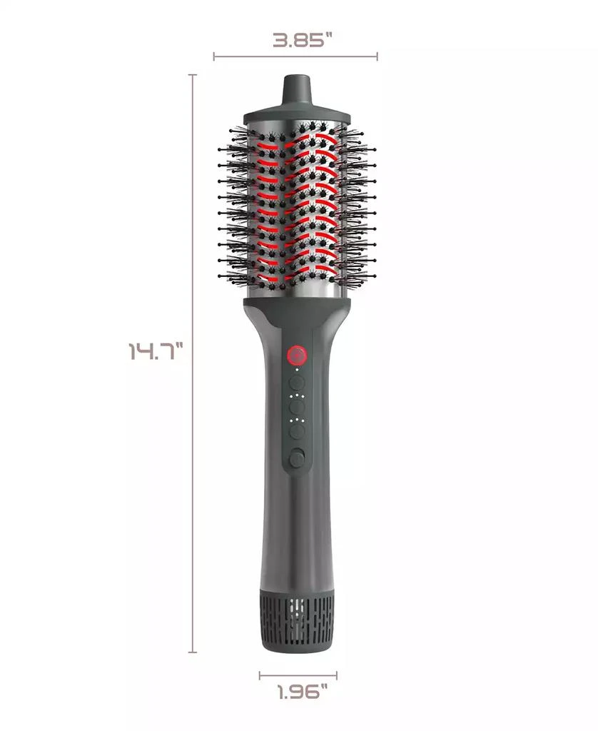 Tzumi Red Light 5-in-1 Dryer Brush and Heat Comb 4