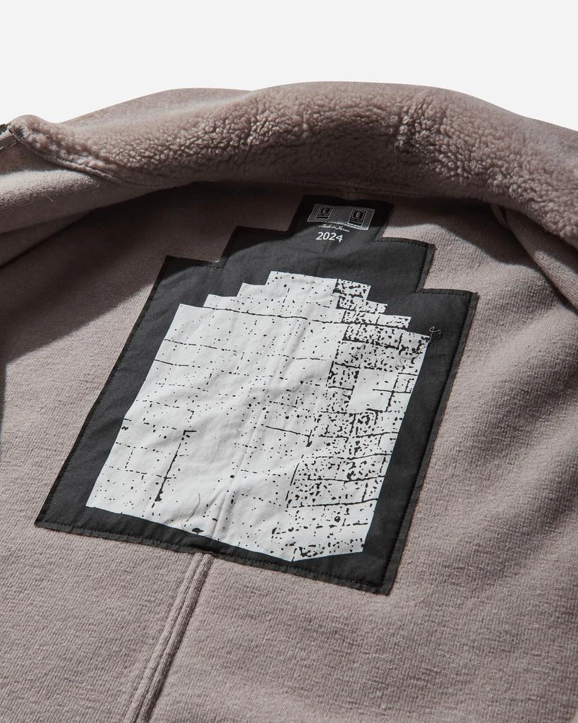 Cav Empt Men's Collared Boa Zip Up Jacket Khaki 3