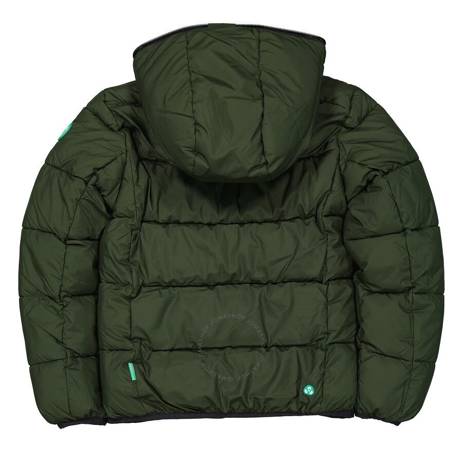 Save The Duck Kids Pine Green Tom Reversible Hooded Jacket