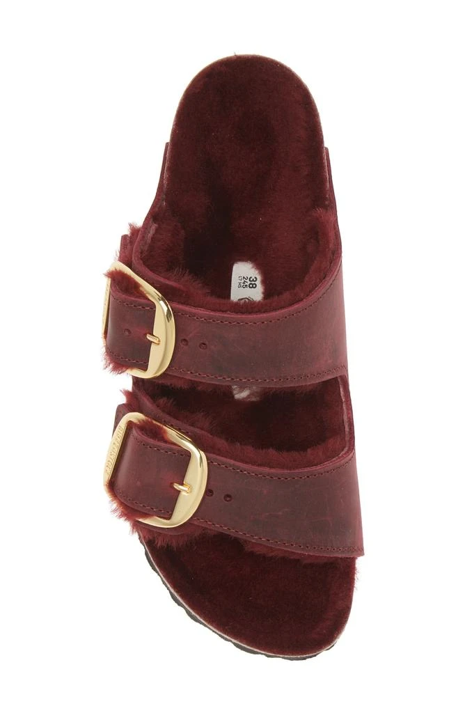 Birkenstock Arizona Big Buckle Genuine Shearling Lined Sandal 6