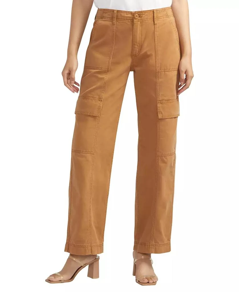 Silver Jeans Co. Women's Wide Leg Cargo Pants 1