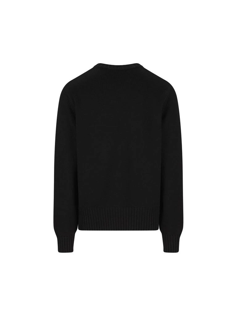 Givenchy Givenchy Logo Embossed Ribbed Hem Sweater 2