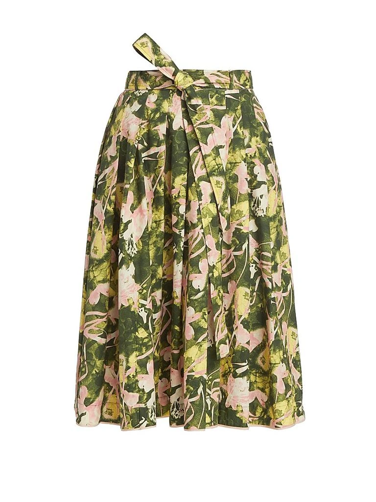 3.1 Phillip Lim Floating Iris Floral A-Line Skirt 1