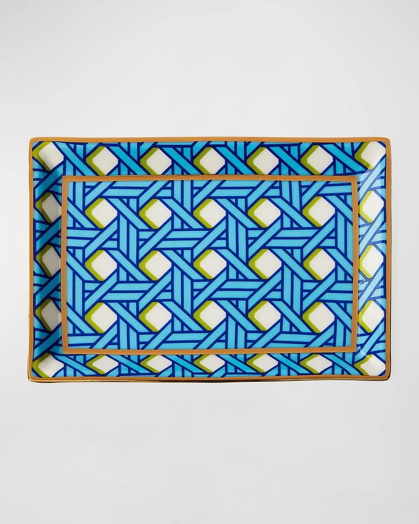 Jonathan Adler Basketweave Rectangle Tray 2