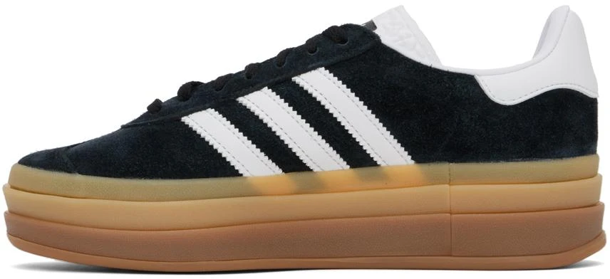 Adidas Black & White Gazelle Bold Sneakers 3