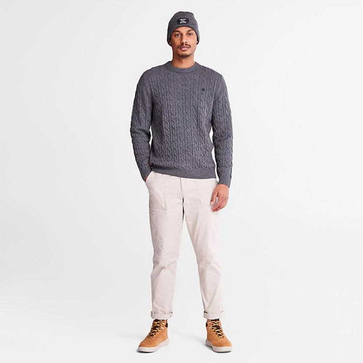 Timberland Phillips Brook Cable-knit Sweater for Men in Grey 3