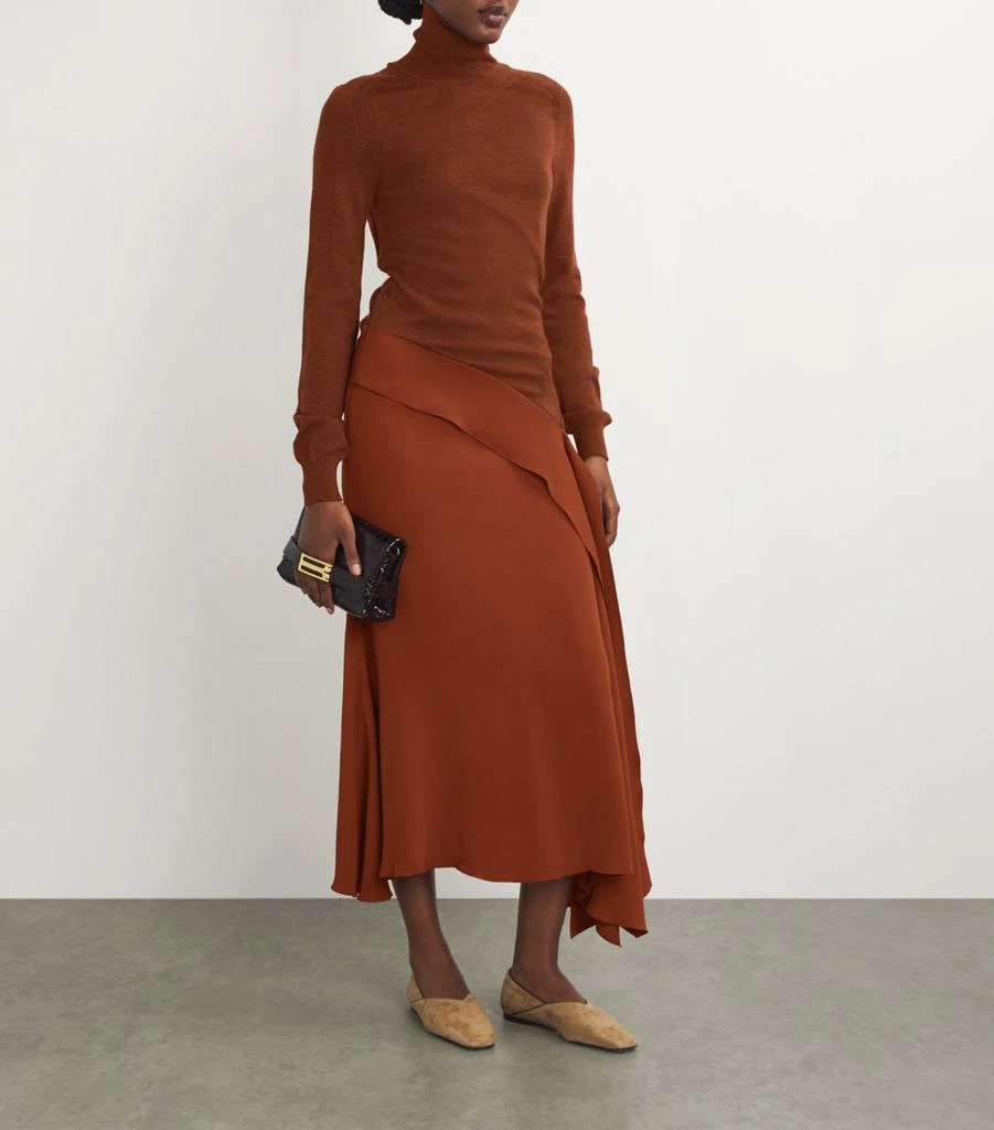 Victoria Beckham Wool Midi Dress 2