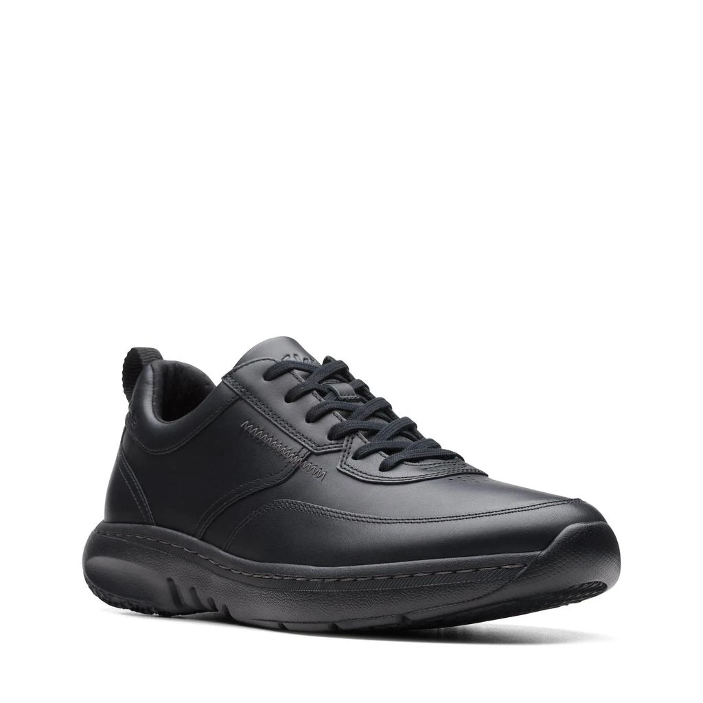 Clarks Pro Lace in Black Leather 2