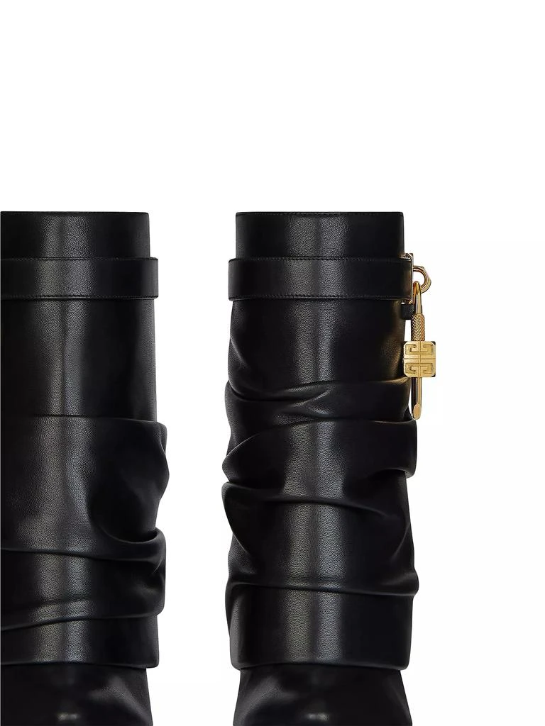 Givenchy Shark Lock Stiletto Ankle Boots in Nappa Leather 5