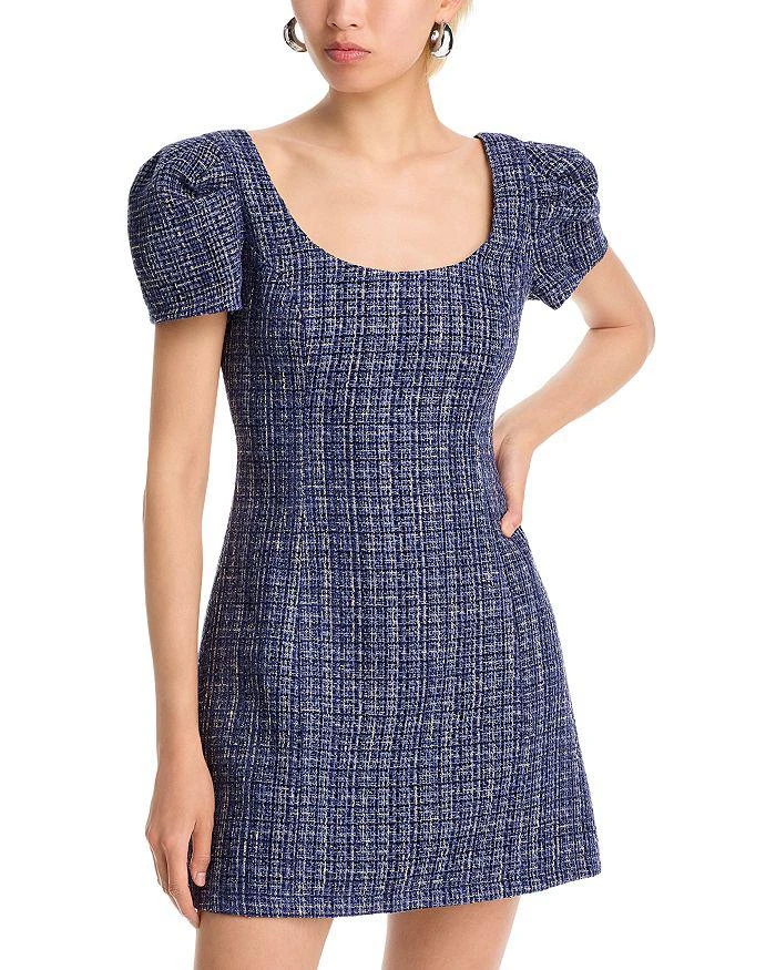 AQUA Tweed Mini Dress - Exclusive 7