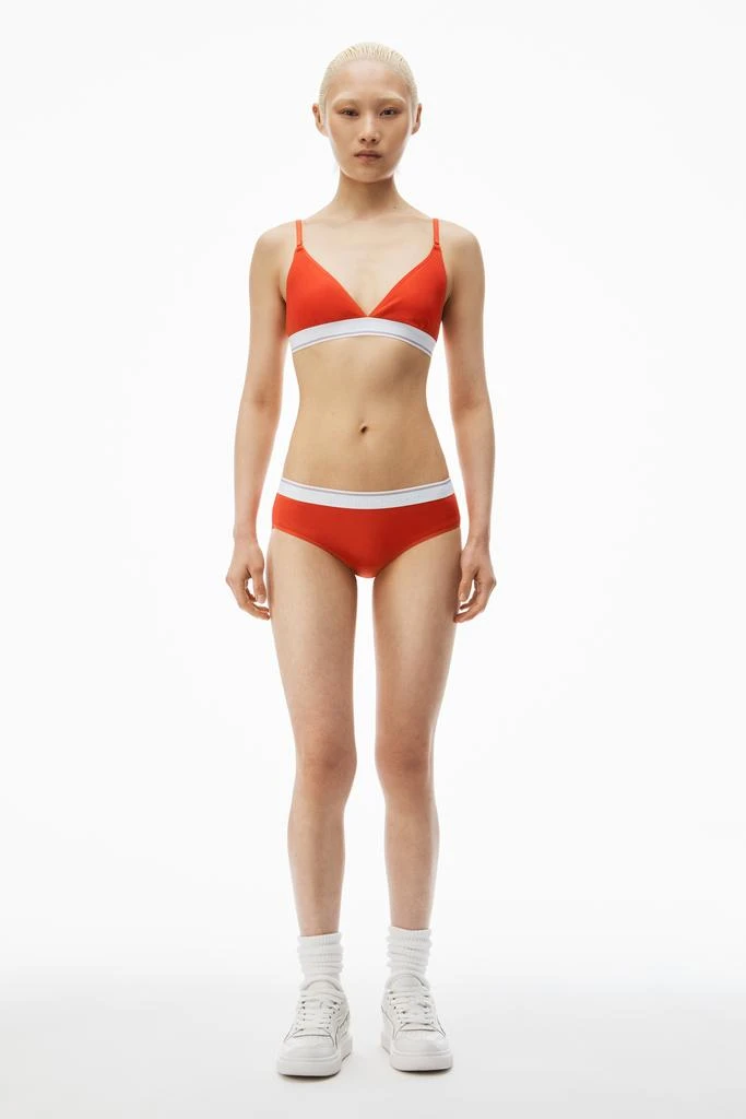 Alexander Wang triangle Bra in Ribbed Jersey 5