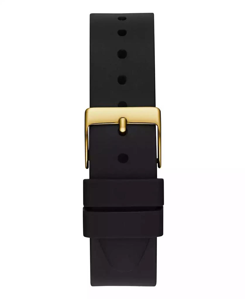 GUESS Women's Analog Black Silicone Watch 36mm 3
