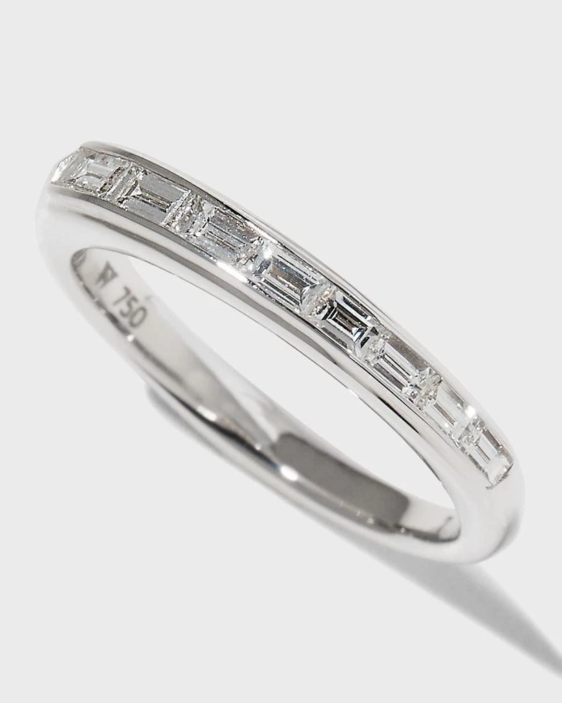 Stephen Webster Baguette Stack Ring with Diamonds and White Gold 3