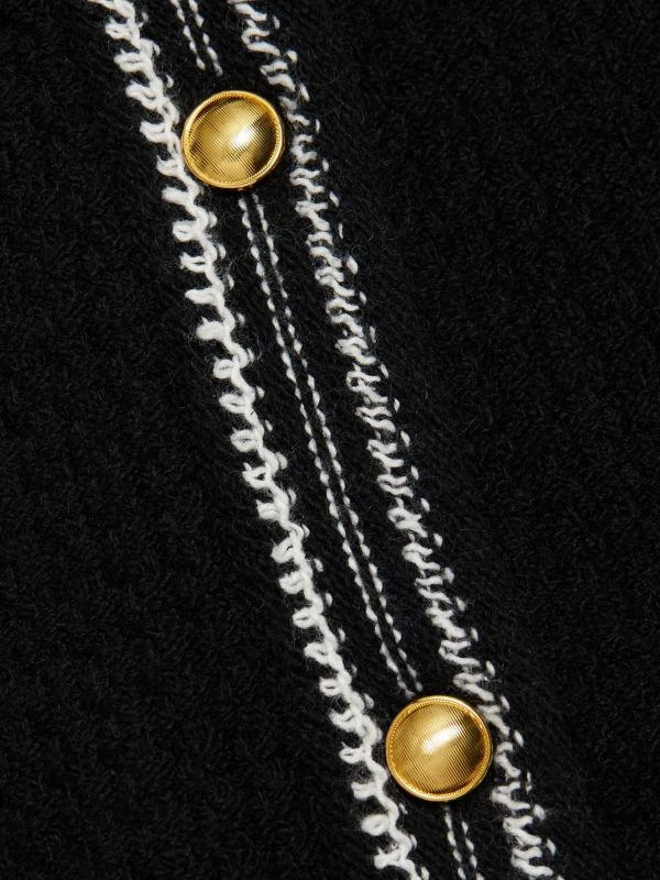 Design History Contrast-Trim Cardigan 5