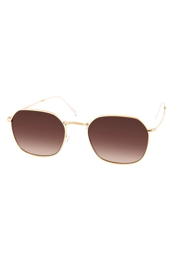 AQS Kai 50mm Polarized Gradient Oval Sunglasses 2