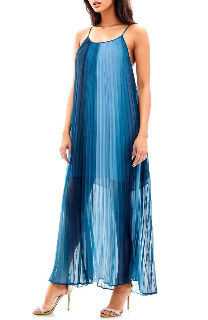 Socialite Pleated Maxi Dress 3