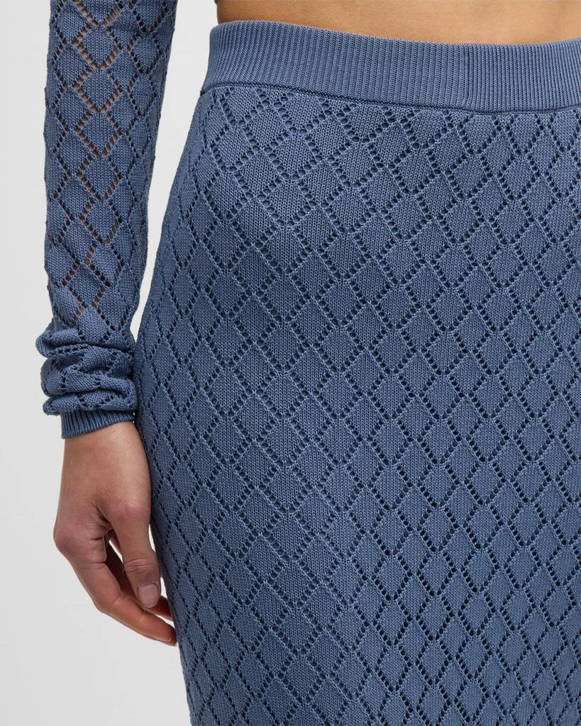 A.L.C. Addison Pointelle Knit Skirt 6