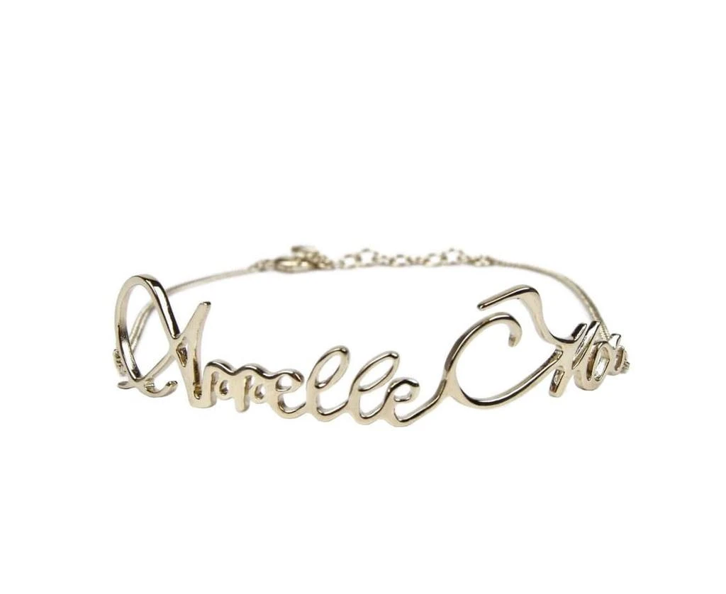 Yves Saint Laurent Women
s Brass Metal Appelle Moi Necklace 2