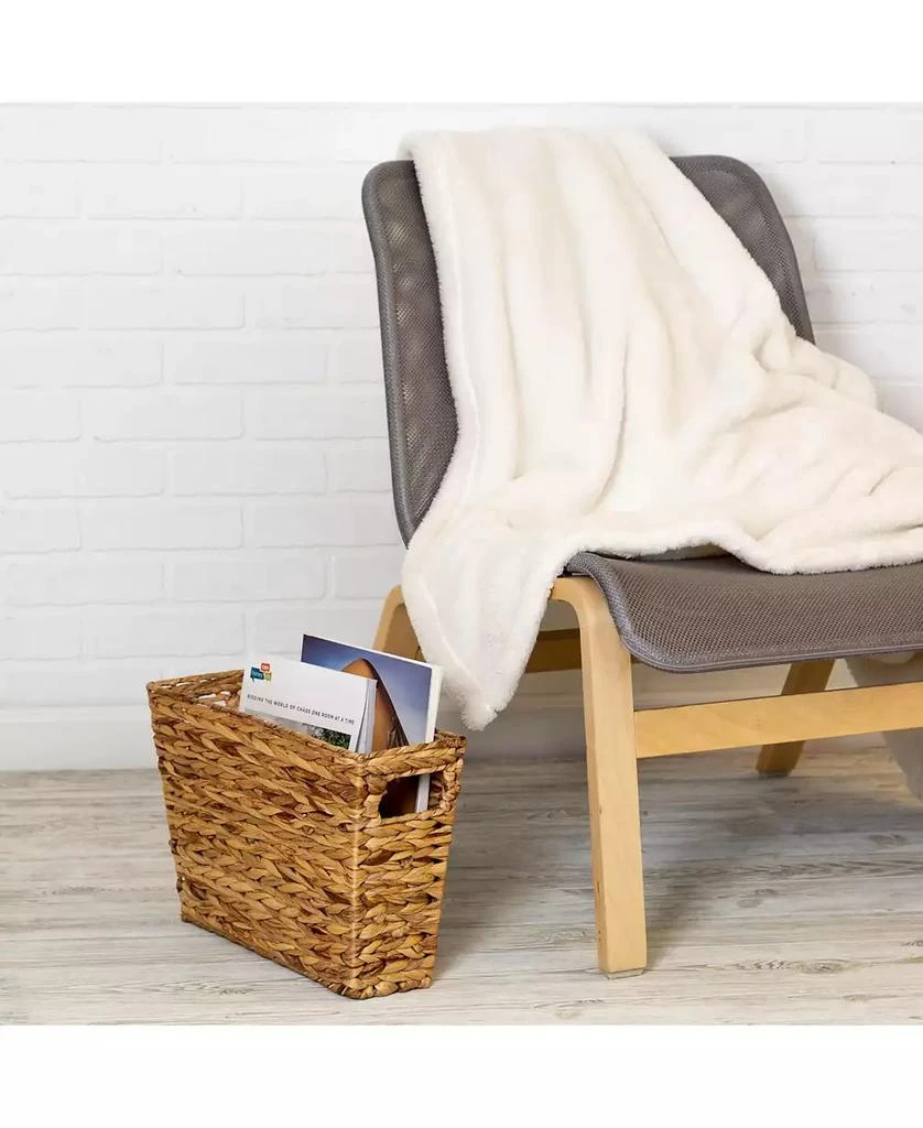 Honey Can Do Honey-Can-Do Magazine Basket Water Hyacinth 6