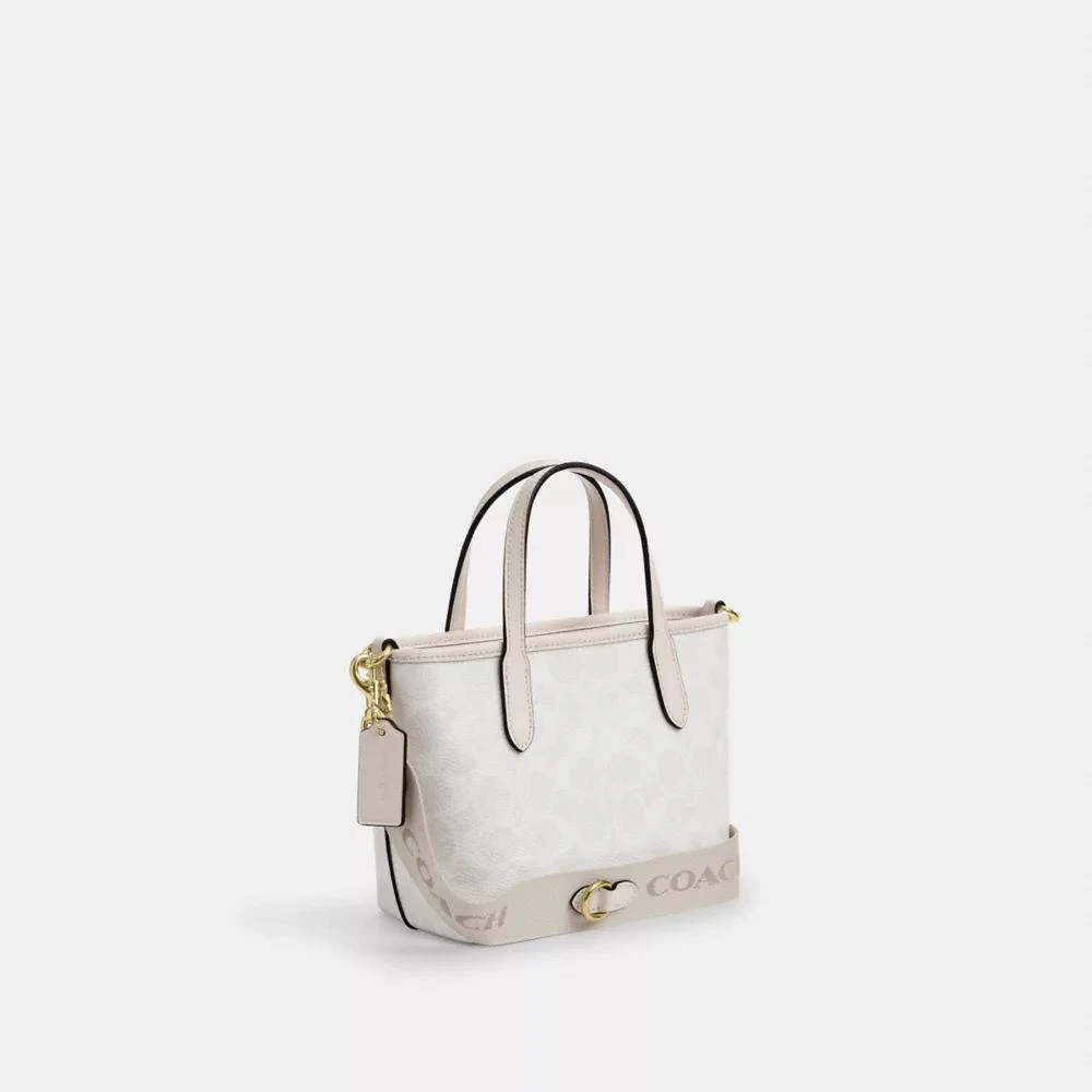 Coach City Mini Tote Bag In Signature Canvas 4