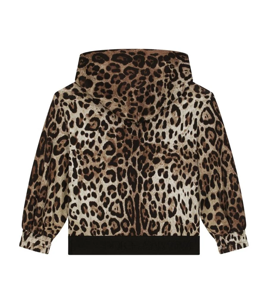 Dolce & Gabbana Leopard Zip-Up Hoodie (8-14 Years) 2