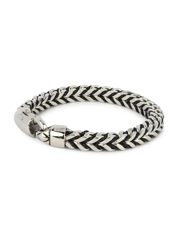Jean Claude Stainless Steel Foxtail Chain Bracelet 2