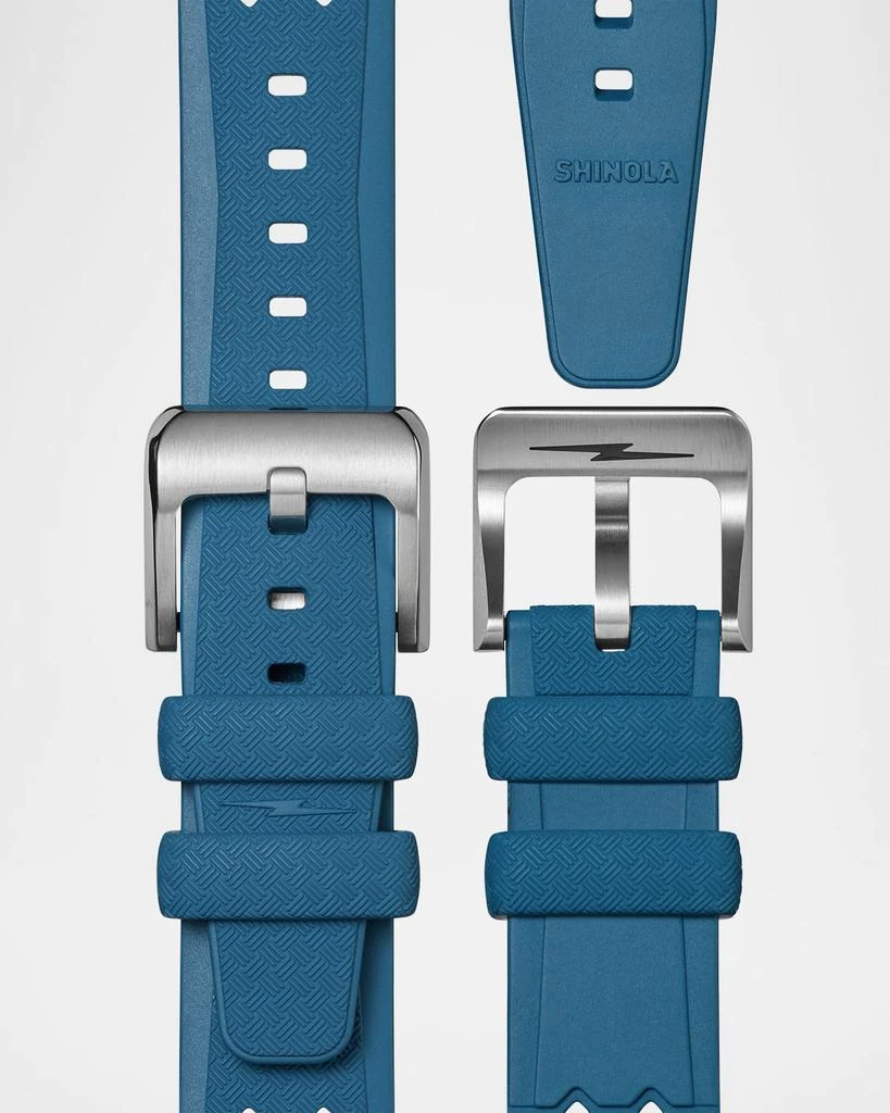 Shinola Duck Rubber-Strap Analog Watch, 40mm 4