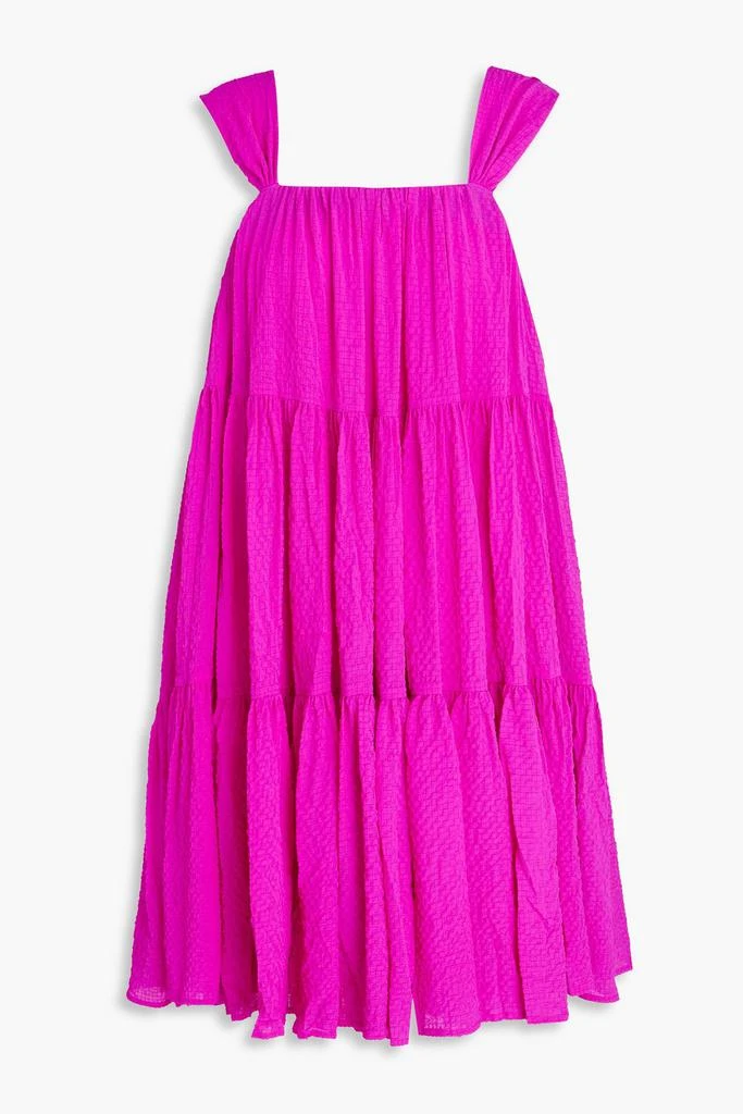 Stine Goya Benedicte tiered seersucker mini dress 1